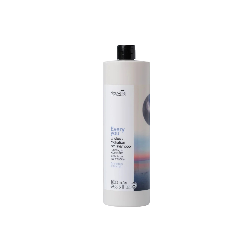 Nouvelle intensyviai drėkinantis šampūnas Every You Endless Hydration Rich Shampoo, 1000ml (1) Nouvelle intensyviai drėkinantis šampūnas Every You Endless Hydration Rich Shampoo, 1000ml