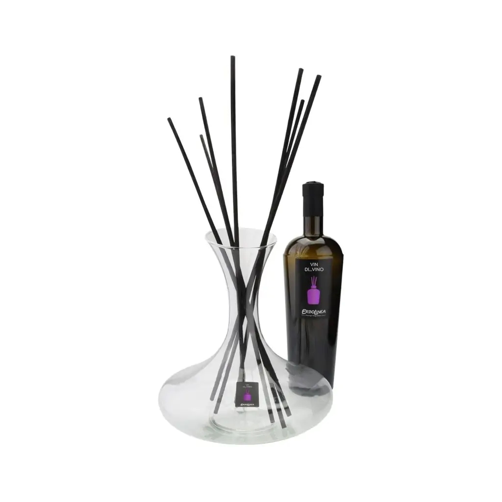 Kvapas namams su lazdelėmis Erbolinea Decanter Vin Di Vino ERBDECANTERVIN, 750ml