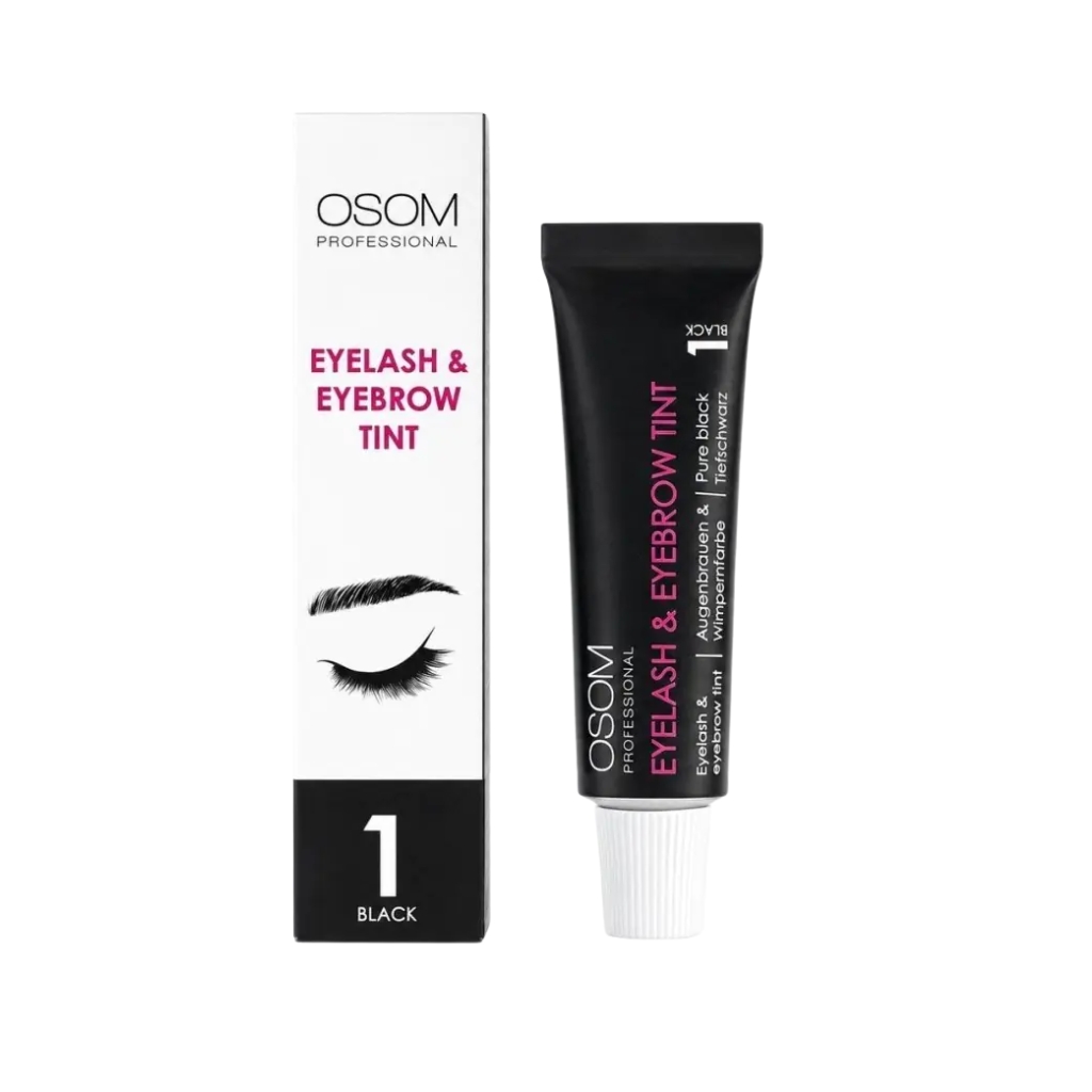 OSOM Antakių ir blakstienų dažai Professional Eyelash and Eyebrow Tint Black OSOMPTINT1, Nr. 1, juodos spalvos, 15ml OSOM Antakių ir blakstienų dažai Professional Eyelash and Eyebrow Tint Black OSOMPTINT1, Nr. 1, juodos spalvos, 15ml