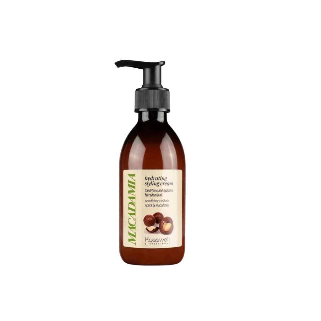 Kosswell drėkinamasis atkuriamasis nenuplaunamas kremas Macadamia Hydrating, 250ml Kosswell drėkinamasis atkuriamasis nenuplaunamas kremas Macadamia Hydrating, 250ml