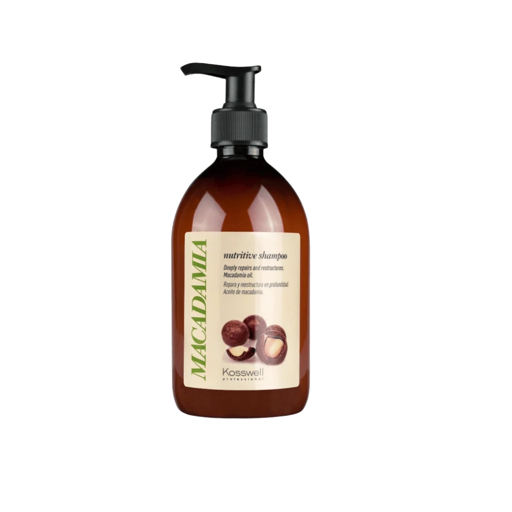 Kosswell maitinamasis šampūnas su makadamijos aliejumi Macadamia Nutritive, 500ml Kosswell maitinamasis šampūnas su makadamijos aliejumi Macadamia Nutritive, 500ml