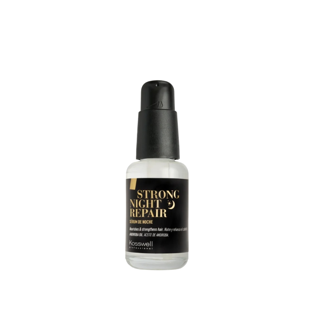 Kosswell naktinis atkuriamasis plaukų serumas Strong Night Repair, 50ml Kosswell naktinis atkuriamasis plaukų serumas Strong Night Repair, 50ml