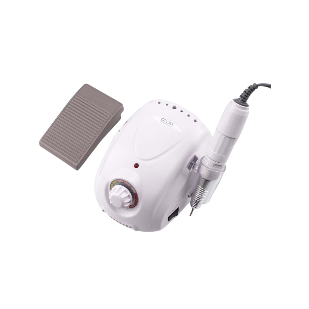 Osom Professional nagų šlifavimo aparatas-drėlė, balta 35000 aps./min, Nail Drill Machine OSOMSN353