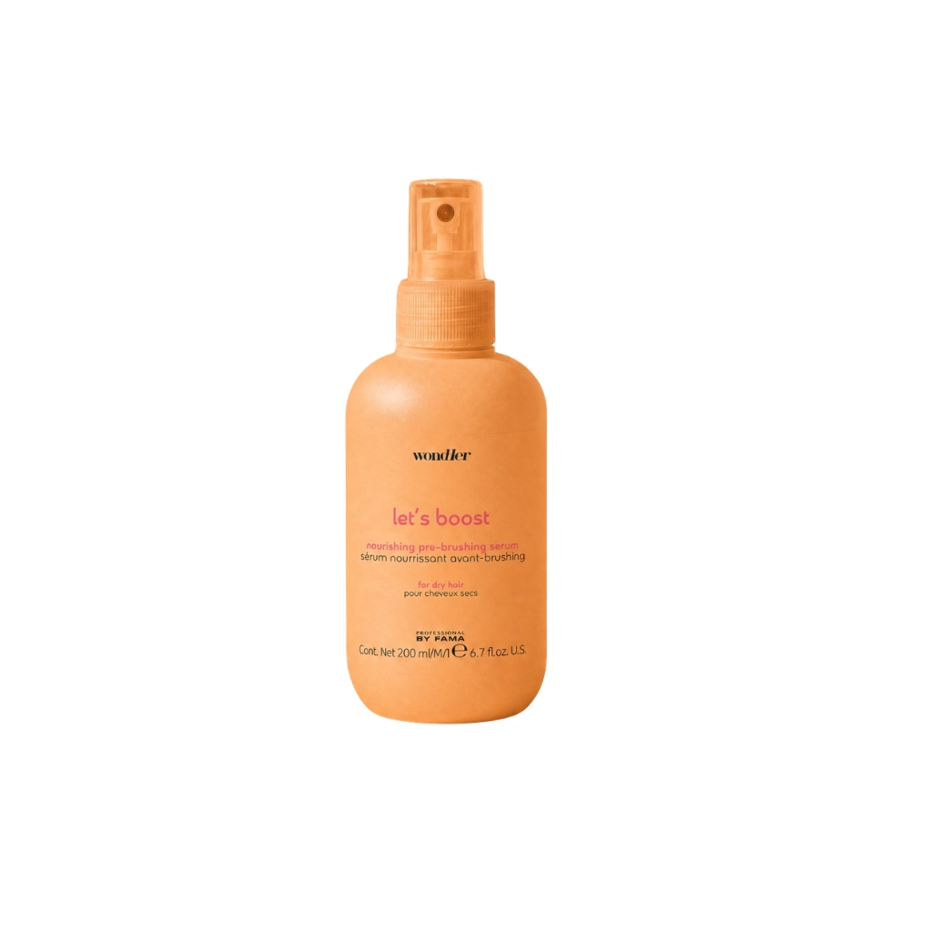 WondHer nenuskalaujamas, drėkinantis purškiklis LET’S BOOST NOURISHING LEAVE-IN, 200ml