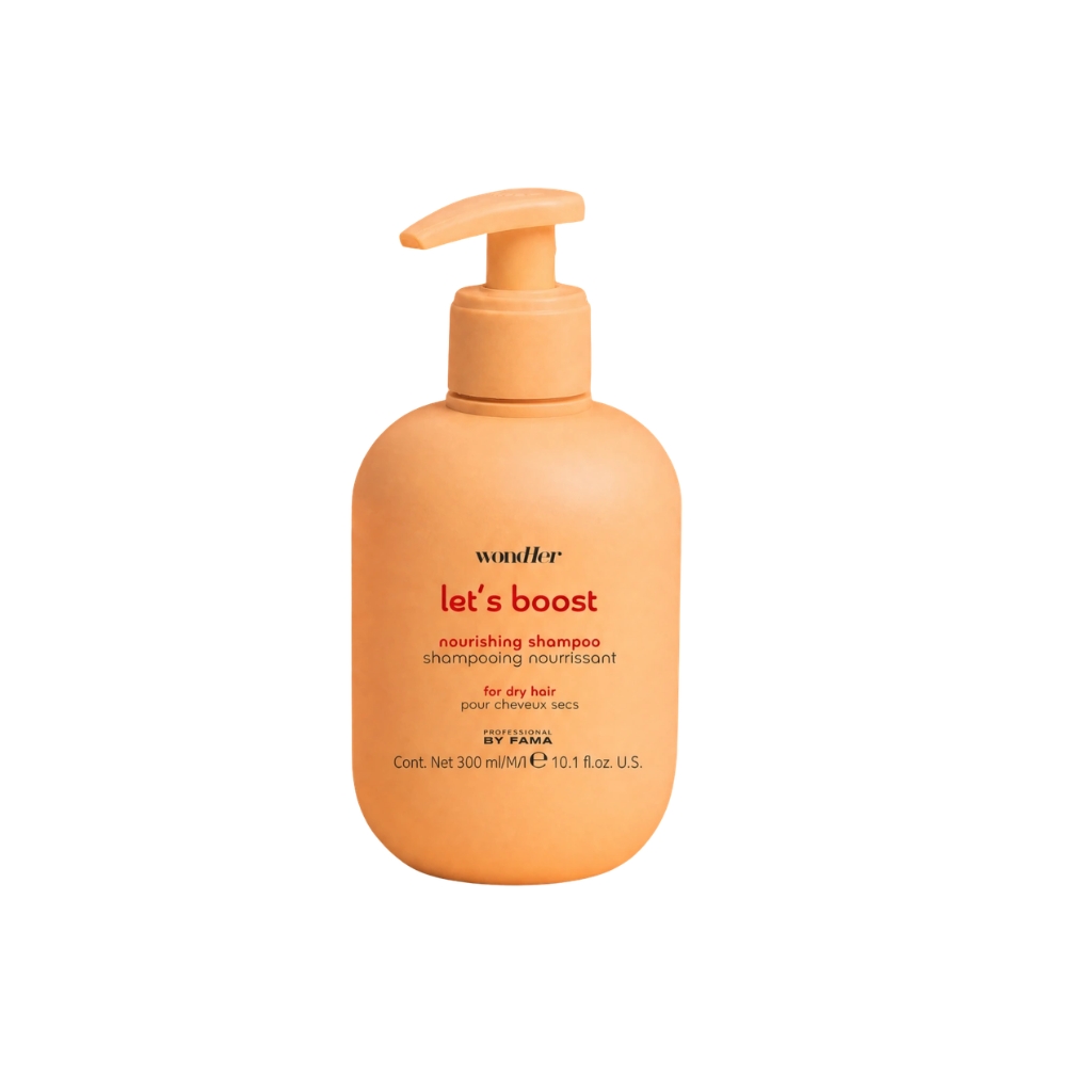 WondHer šampūnas suteikiantis maksimalaus drėkinimo ir maitinimo efektą LET’S BOOST NOURISHING, 300ml